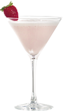 Rožinis vaisių kokteilis